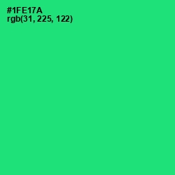 #1FE17A - Spring Green Color Image