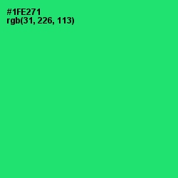 #1FE271 - Spring Green Color Image