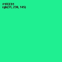 #1FEE91 - Shamrock Color Image