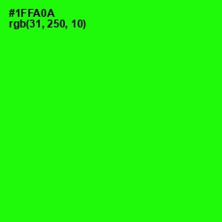 #1FFA0A - Green Color Image