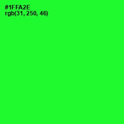 #1FFA2E - Green Color Image