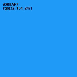 #209AF7 - Dodger Blue Color Image