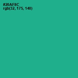 #20AF8C - Jungle Green Color Image