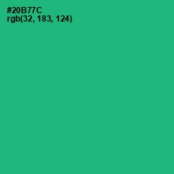 #20B77C - Jade Color Image