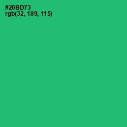 #20BD73 - Jade Color Image