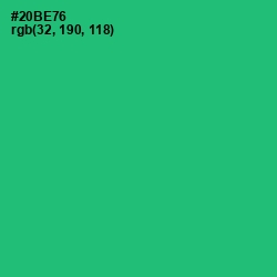 #20BE76 - Jade Color Image