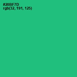 #20BF7D - Jade Color Image