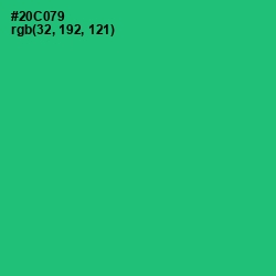 #20C079 - Malachite Color Image