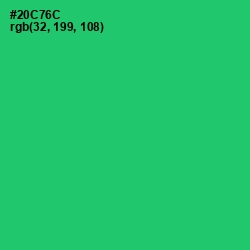 #20C76C - Malachite Color Image