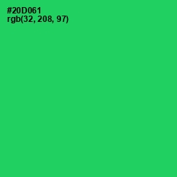 #20D061 - Malachite Color Image