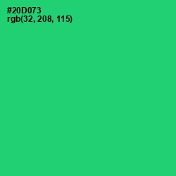 #20D073 - Malachite Color Image