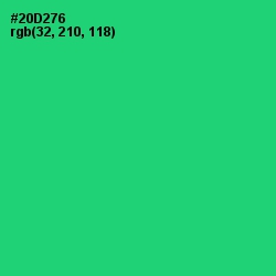 #20D276 - Malachite Color Image