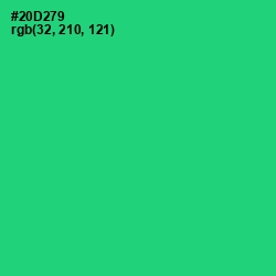 #20D279 - Malachite Color Image