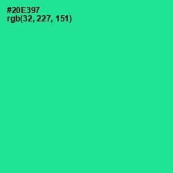 #20E397 - Shamrock Color Image