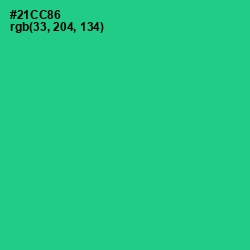 #21CC86 - Shamrock Color Image