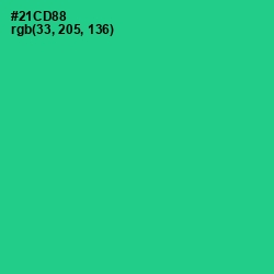 #21CD88 - Shamrock Color Image