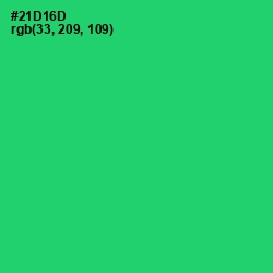 #21D16D - Malachite Color Image