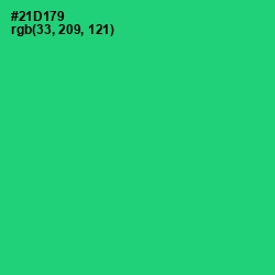 #21D179 - Malachite Color Image