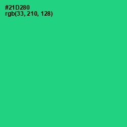 #21D280 - Shamrock Color Image