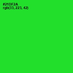 #21DF2A - Harlequin Color Image