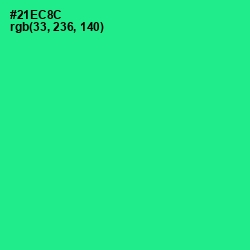 #21EC8C - Shamrock Color Image