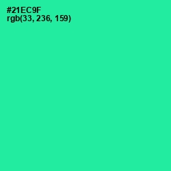 #21EC9F - Shamrock Color Image