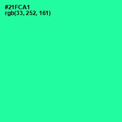 #21FCA1 - Shamrock Color Image