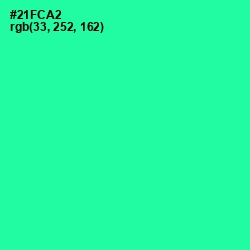 #21FCA2 - Shamrock Color Image