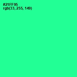 #21FF95 - Shamrock Color Image