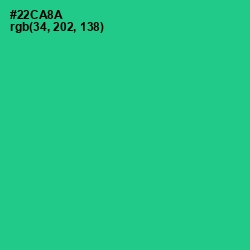 #22CA8A - Shamrock Color Image