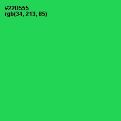 #22D555 - Malachite Color Image