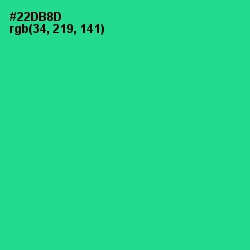 #22DB8D - Shamrock Color Image