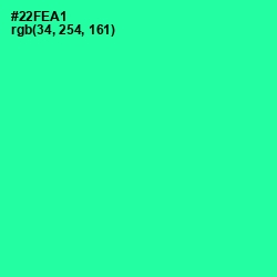 #22FEA1 - Shamrock Color Image
