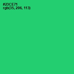 #23CE71 - Malachite Color Image