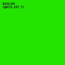 #23E301 - Harlequin Color Image