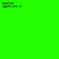 #23FF01 - Harlequin Color Image