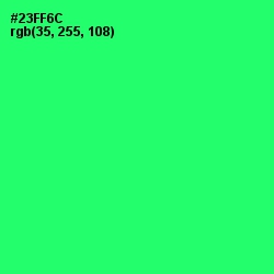 #23FF6C - Spring Green Color Image