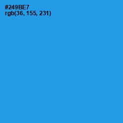 #249BE7 - Curious Blue Color Image