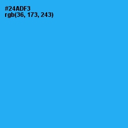 #24ADF3 - Dodger Blue Color Image