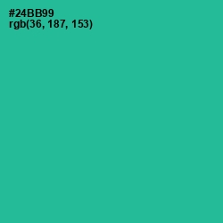 #24BB99 - Jungle Green Color Image