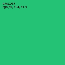 #24C275 - Malachite Color Image