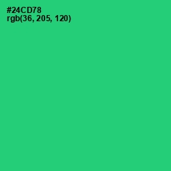 #24CD78 - Malachite Color Image