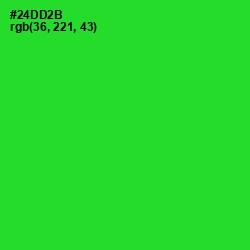 #24DD2B - Harlequin Color Image