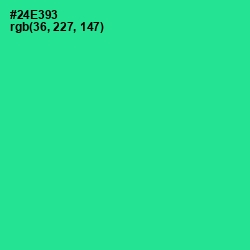 #24E393 - Shamrock Color Image