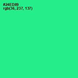 #24ED89 - Shamrock Color Image