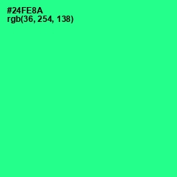 #24FE8A - Shamrock Color Image