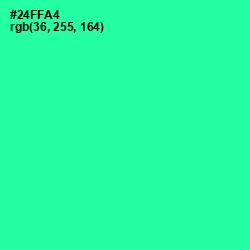 #24FFA4 - Shamrock Color Image