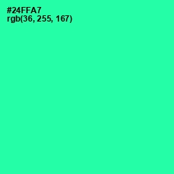 #24FFA7 - Shamrock Color Image