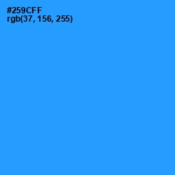 #259CFF - Dodger Blue Color Image