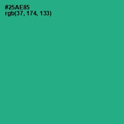 #25AE85 - Jungle Green Color Image
